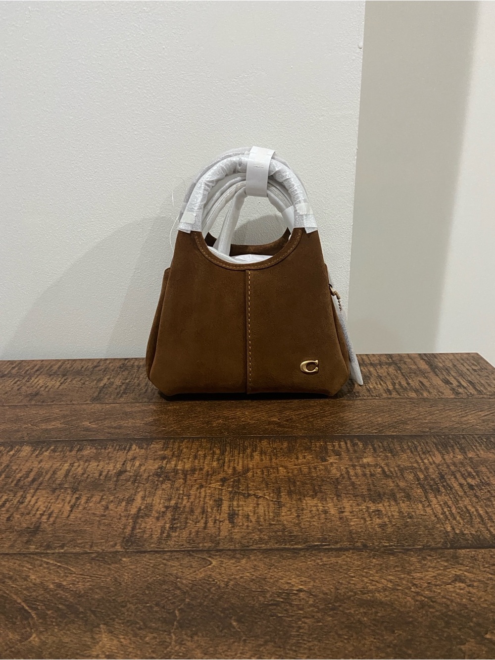 Coach Lana 19 in Warm Brown Suede